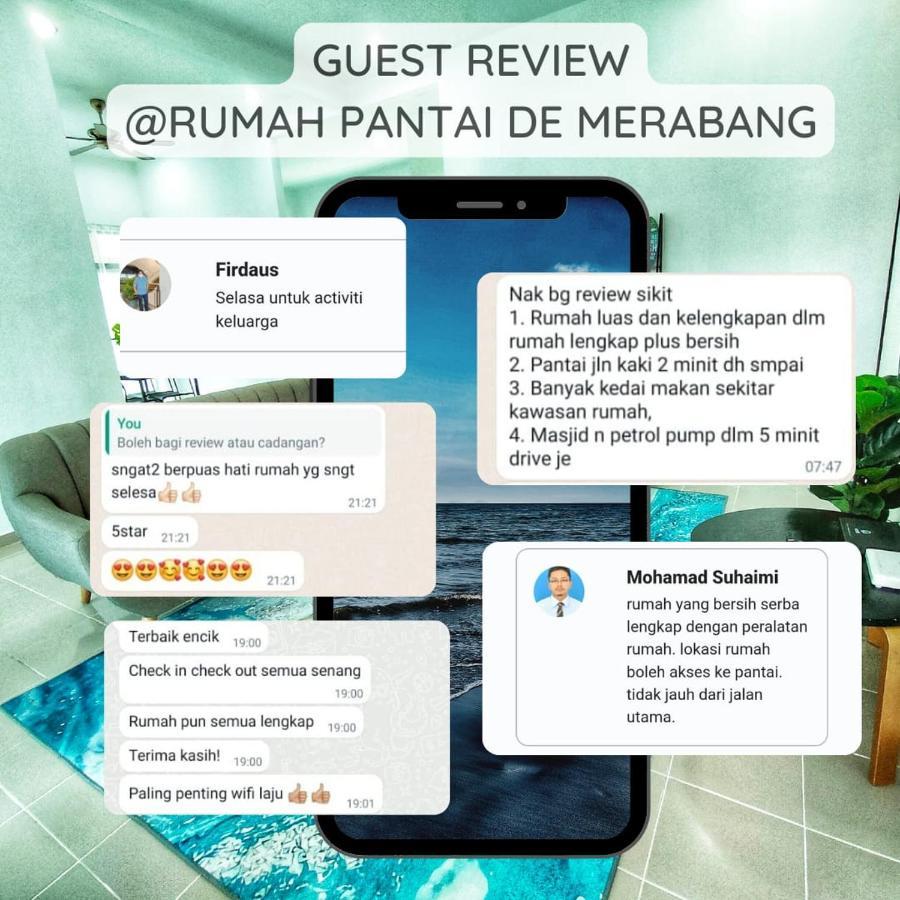 Rumah Pantai De Merabang Бачок Экстерьер фото